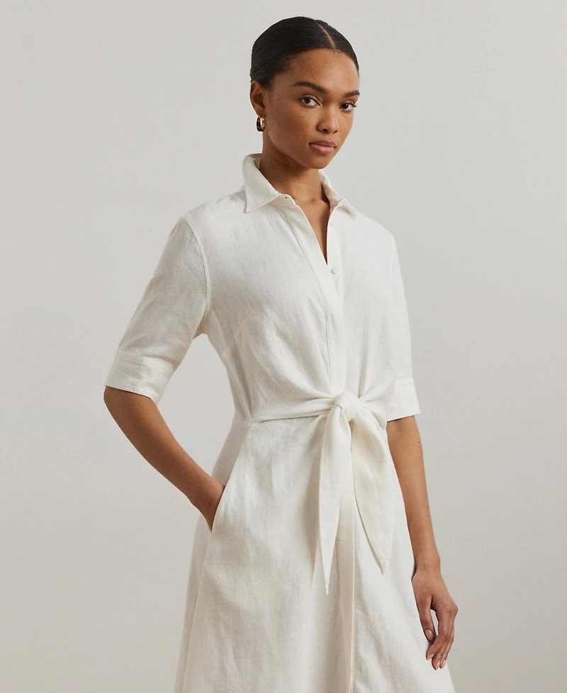 Lauren Ralph Lauren Women's Linen Shirtdress