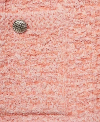Mango Women's Jewel Buttons Tweed Effect Jacket