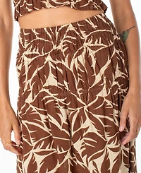 Roxy Juniors' Malia Cotton Printed Tiered Midi Skirt
