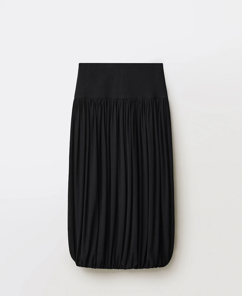 Mango Women's Balloon-Effect Midi-Skirt