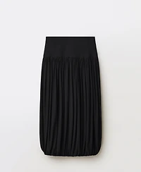 Mango Women's Balloon-Effect Midi-Skirt