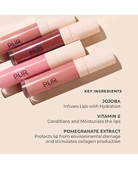 PUR Glossy Lip Tint Plumping Tinted Oil