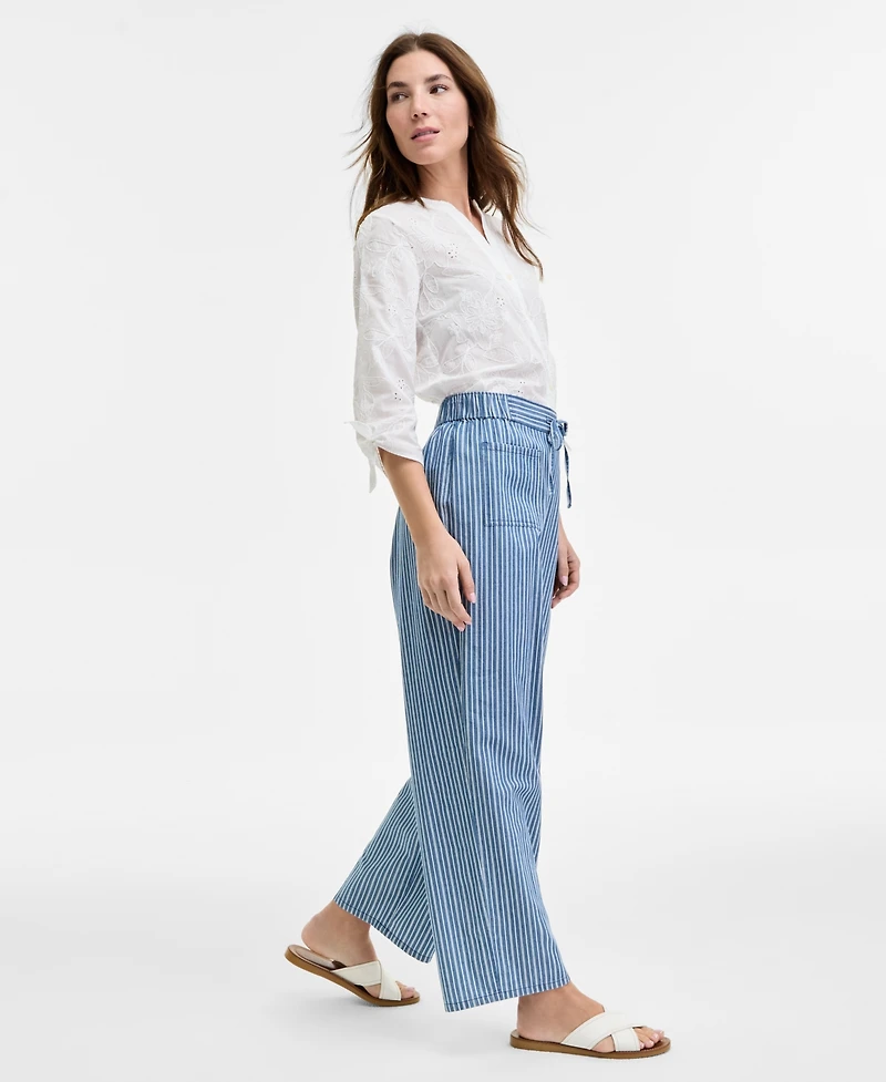 Jones New York Women's Double Patch Pocket Cotton Pants