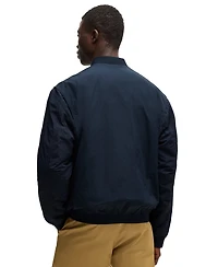 Boss by Hugo Boss Men's Logo Badge Water-Repellent Bomber Jacket