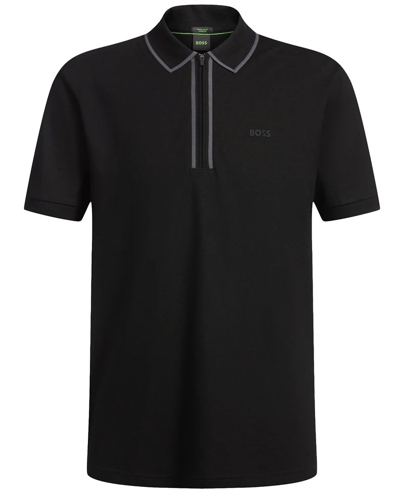 Boss by Hugo Men's Contrasting Stripes Polo