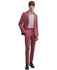 Boss by Hugo Men's Printed Slim-Fit Performance-Stretch Shirt