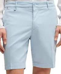 Boss by Hugo Men's Cotton-Twill Slim-Fit Shorts