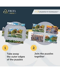Trefl Prime 1000 Piece Puzzle - Romantic Sunset: Colloseum, Rome, Italy