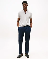 Tommy Hilfiger Men's Regular-Fit Interlock Zip Polo Shirt