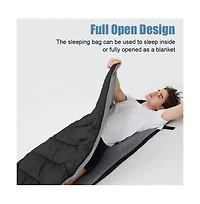 Sleeping Bags Adults Backpacking Lightweight Waterproof Cold Weather Bag Blue