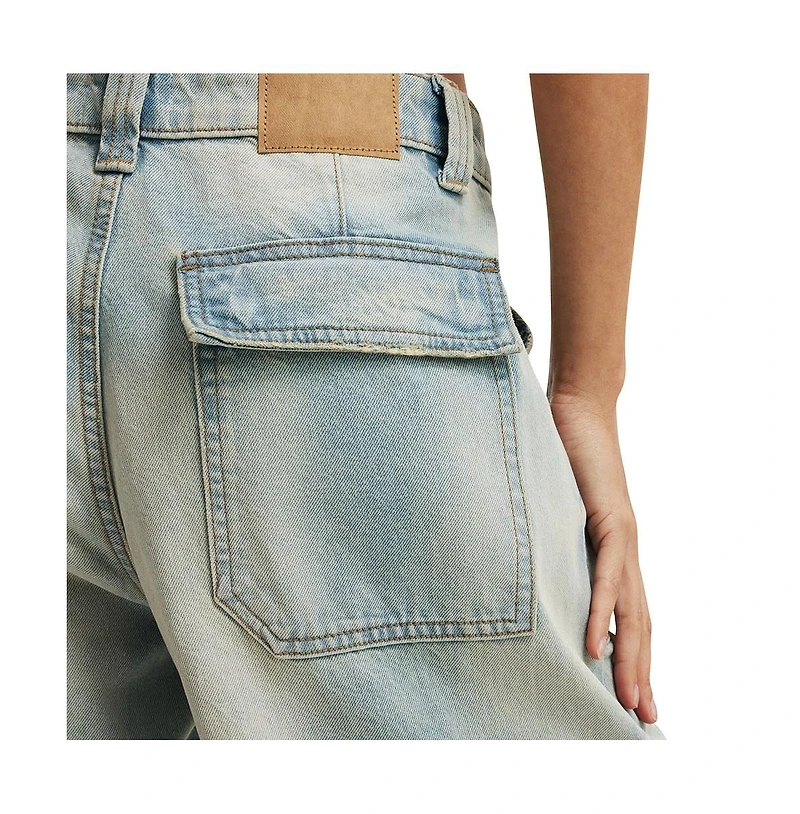 Cotton On Women's Relaxed Cargo Jean