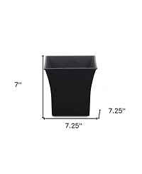 Square Plastic Planter Pot – Durable Indoor/Outdoor Flower for Garden, Patio, or Balcony Use