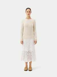 Gobi Cashmere Juniors' C-Neck Sweater