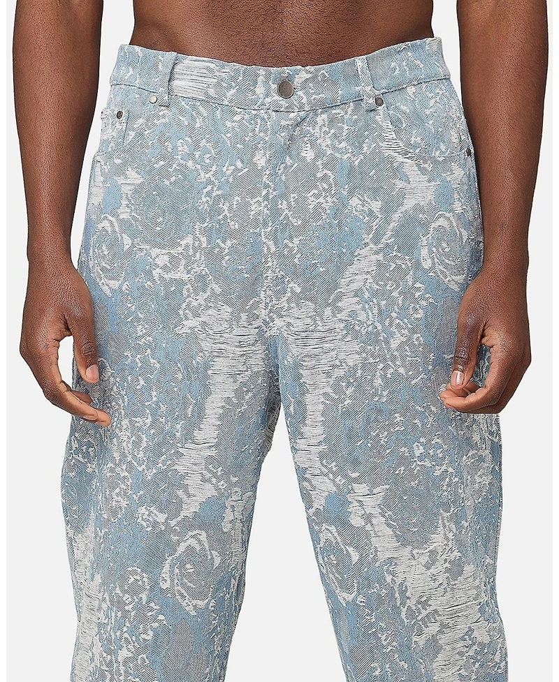 Xxiii Men's Denim Jacquard Jeans