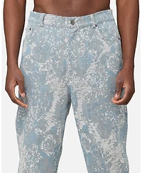Xxiii Men's Denim Jacquard Jeans