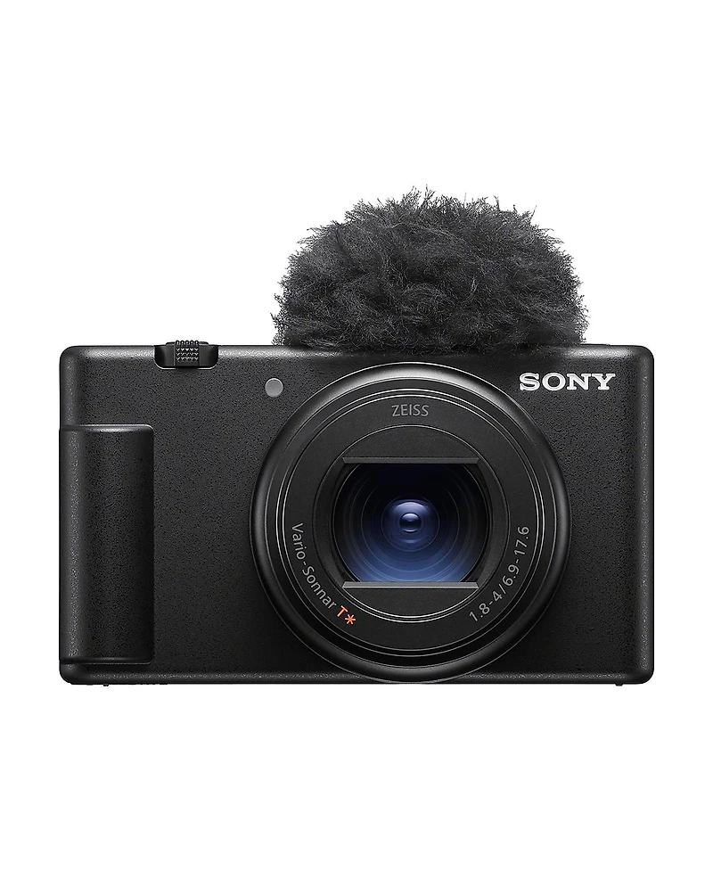 Sony Sony Zv-1 Ii Vlog Camera for Content Creators and Vloggers, Bundle 2x Extra Battery, Dual Charger, 64GB Sd Card, Camera Bag, Octopus Tripod, Shot