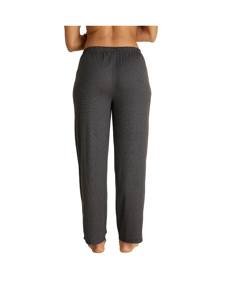 Tahari Women's Straight Leg Drawstring Pajama Pants