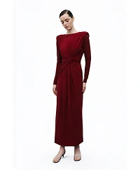 Nocturne Women's Maxi Dress with Twirl Detail