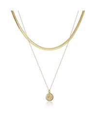 Jessica Simpson Gold-Tone Layered Chain Necklace with Star Pendant