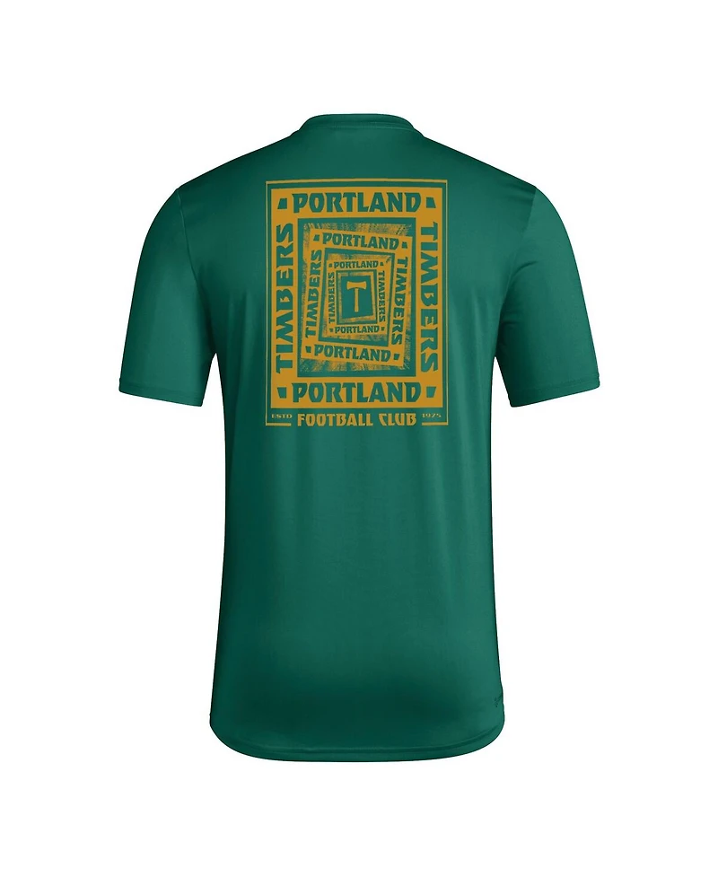 Adidas Men's Green Portland Timbers Local Wrap T-Shirt