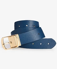 On 34th Reversible Faux-Leather Belt, Exclusively at Macy's