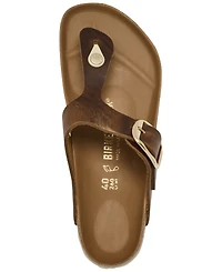 Birkenstock Women's Gizeh Big Buckle Oiled Leather Sandals from Finish Line