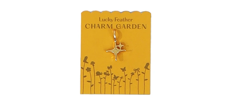 Lucky Feather Charm Garden - Gold