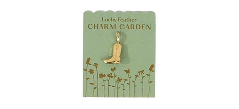 Lucky Feather Charm Garden - Gold