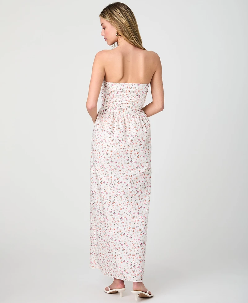 French Connection Women's Nomi Cotton Strapless Dress