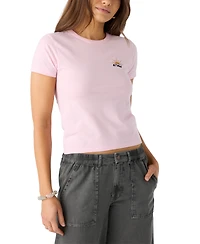 O'Neill Juniors' At Dusk Cotton Logo Skimmer T-Shirt