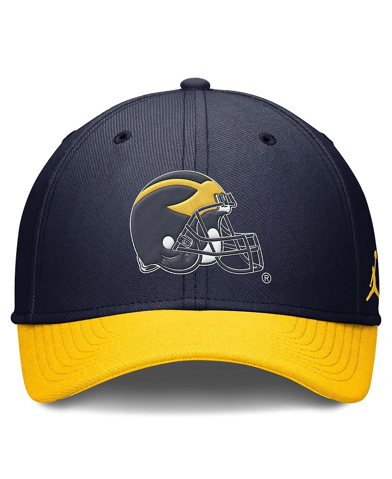 Nike Men's Navy Michigan Wolverines Rise Performance Flex Hat