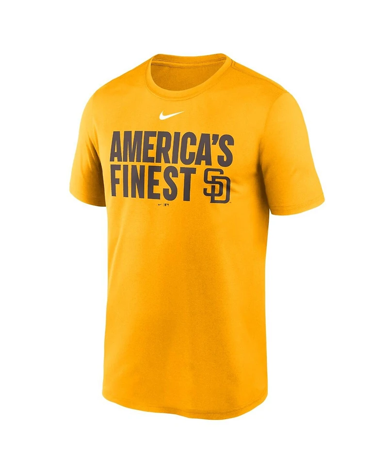Nike Men's Gold San Diego Padres Local Legend Performance T-Shirt