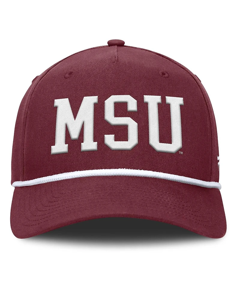 Fanatics Men's Maroon Mississippi State Bulldogs Foul Ball Rope Adjustable Hat