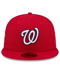 New Era Men's Red Washington Nationals 2025 Jackie Robinson Day 59FIFTY Fitted Hat
