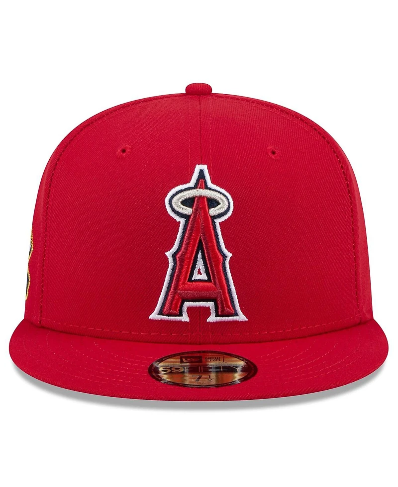 New Era Men's Red Los Angeles Angels 2025 Jackie Robinson Day 59FIFTY Fitted Hat