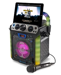 Singing Machine Groove Cube Hype Cdg Bluetooth Karaoke System
