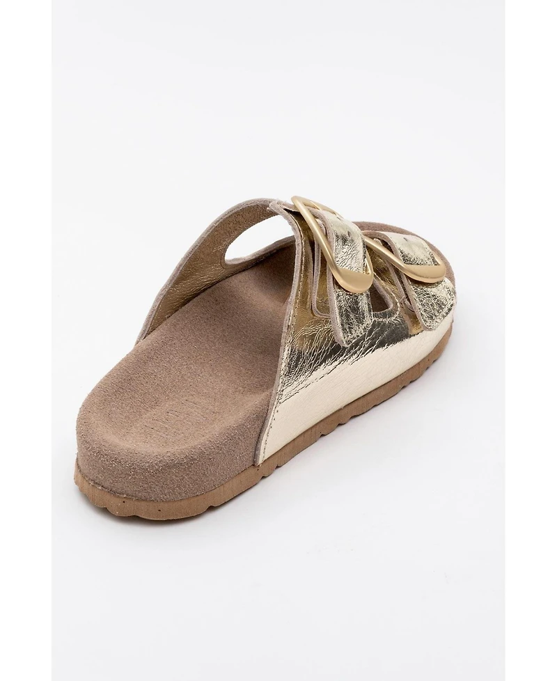 Ovesta Soft Footbed Leather Slide Sandal (Women