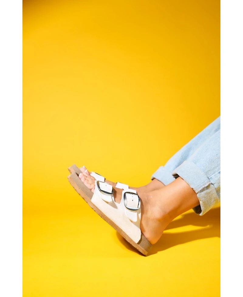 Ovesta Soft Footbed Leather Slide Sandal (Women