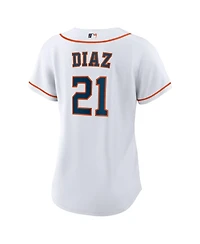Nike Women's Yainer Diaz White Houston Astros Home Replica Jersey