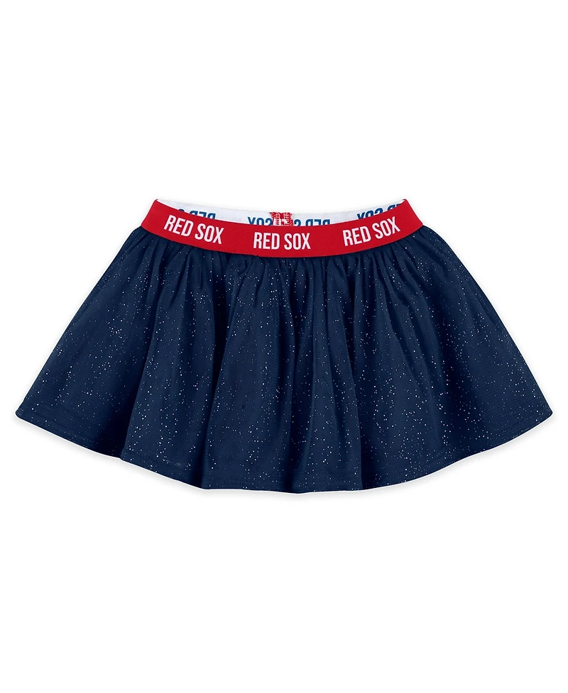 Wear by Erin Andrews Girls Baby Boys and 3-Piece Boston Red Sox Tutu Set