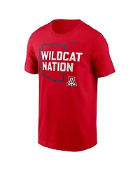 Nike Men's Red Arizona Wildcats Campus Local T-Shirt