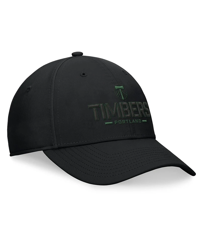 Fanatics Men's Black Portland Timbers Stealth Flex Hat