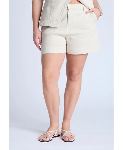 Eloquii Women's Trouser Denim Short