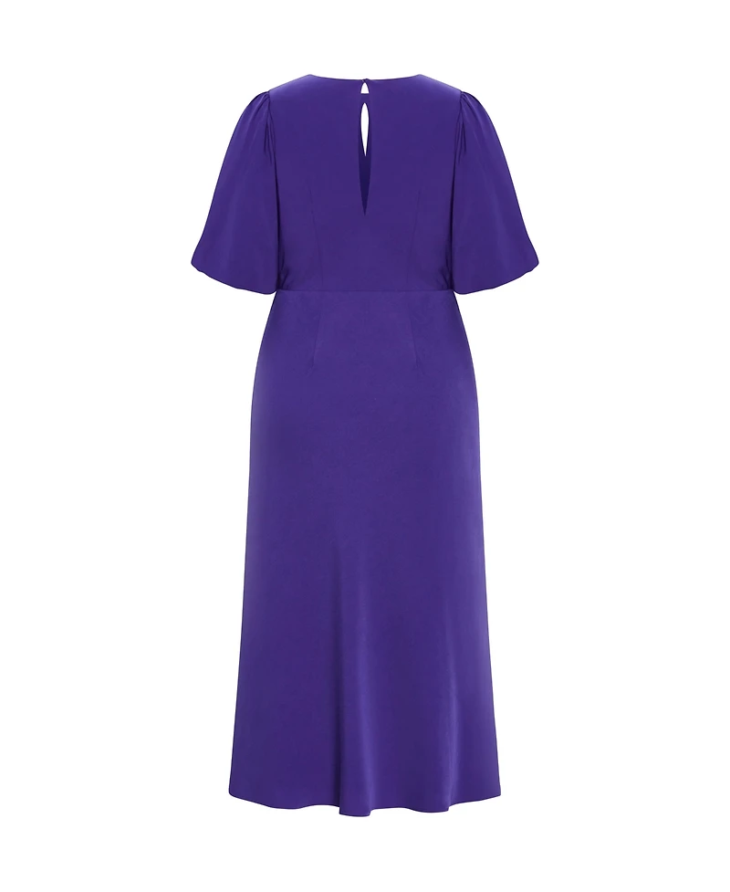 City Chic Plus Size Ines Puff Dress