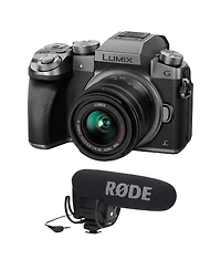 Panasonic Lumix Dmc-G7 Mirrorless Micro Four Thirds Digital Camera with 14-42mm Lens, 16MP, Silver