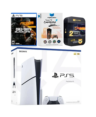 Sony Playstation 5 Slim Disc with Call of Duty Black Ops 6 + 2 Year Cps Extended Warranty