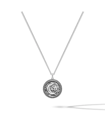 Vincero Men's Star & Crescent Amulet – 925 Sterling Silver Coin