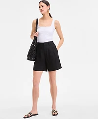 I.n.c. International Concepts Women's High-Rise Bermuda Shorts, Exclusively at Macy's