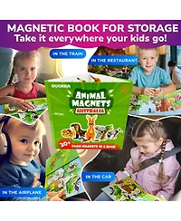 Quokka Travel Magnetic Puzzles – 20+Pcs Fun Game Toy for Kids Ages 3-5