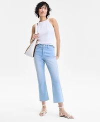 I.n.c. International Concepts Women's High-Rise Cropped Flare Jeans, Exclusively at Macy's